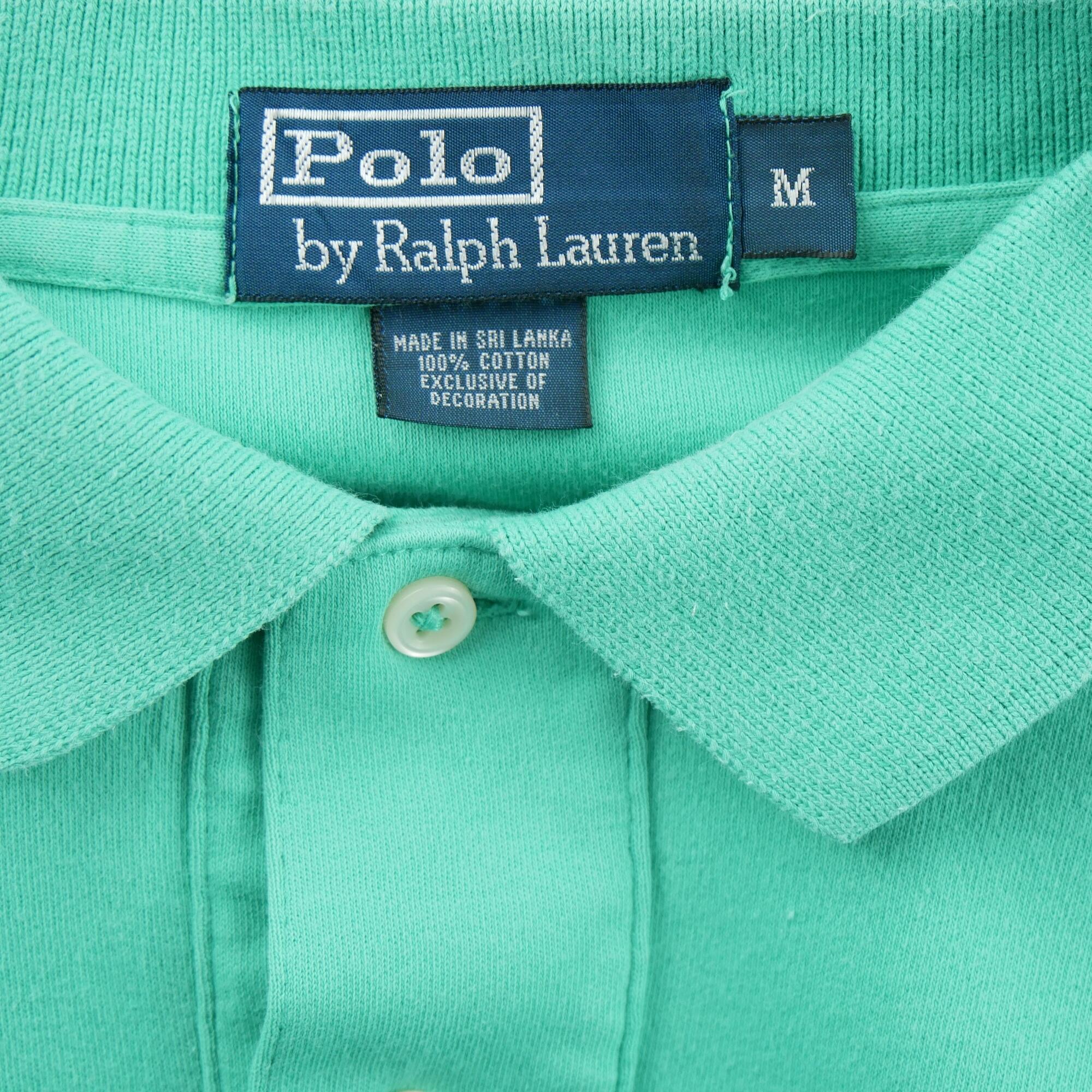 Second hand - Polo maniche corte uomo Polo Ralph Lauren turchese - Stato buono 7/7