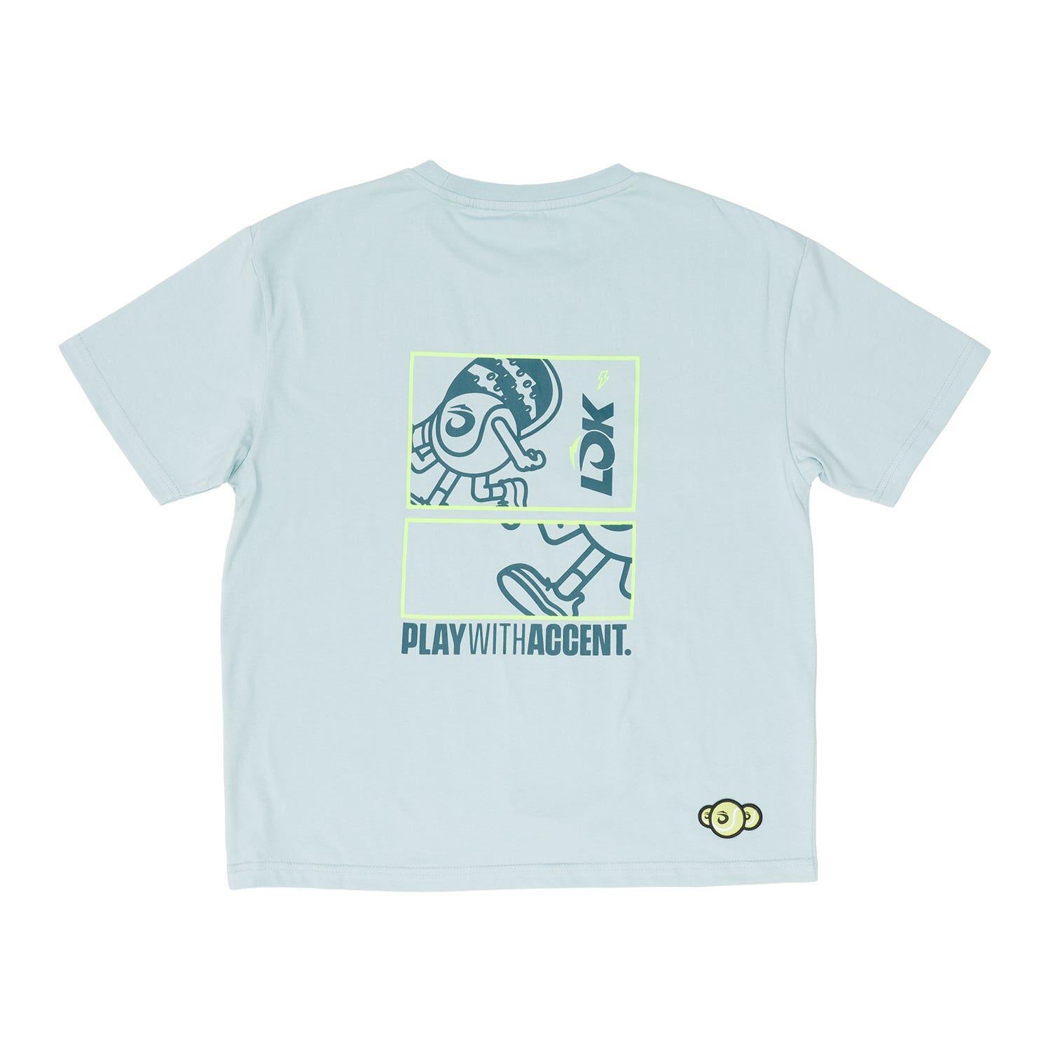 CAMISETA OVERSIZE LOK ASHUR MINT GREEN LA1DC6W MUJER L 2/2