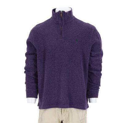 Second hand - Maglione uomo collo camionista quarter-zip - Stato eccellente