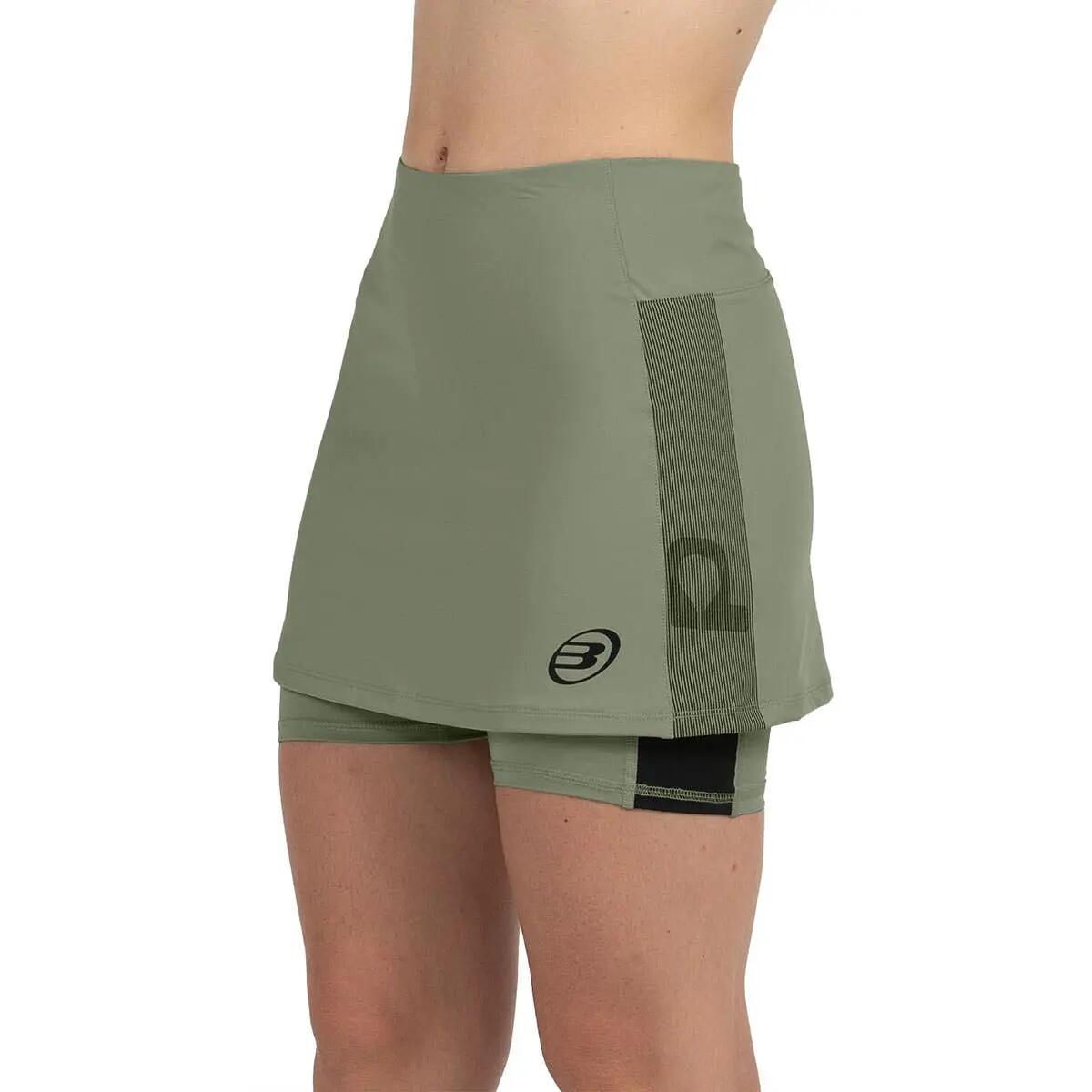 FALDA BULLPADEL PORTOA 015 KAKI MUJER XS 2/4