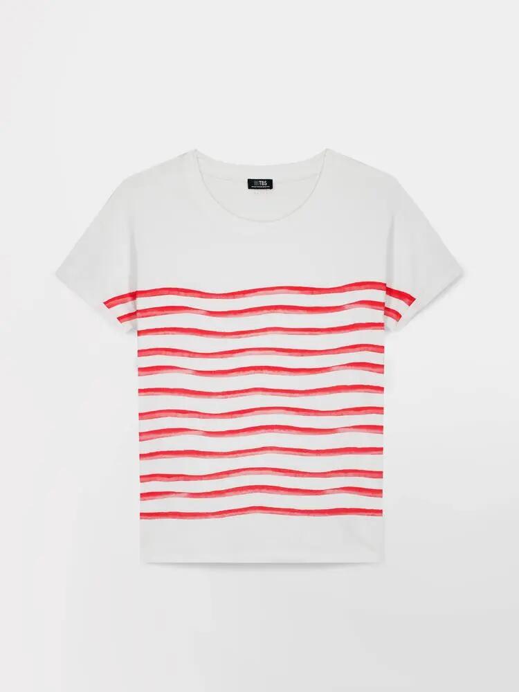 T-shirt manches courtes Femme OXANATEE Hibiscus 4/5