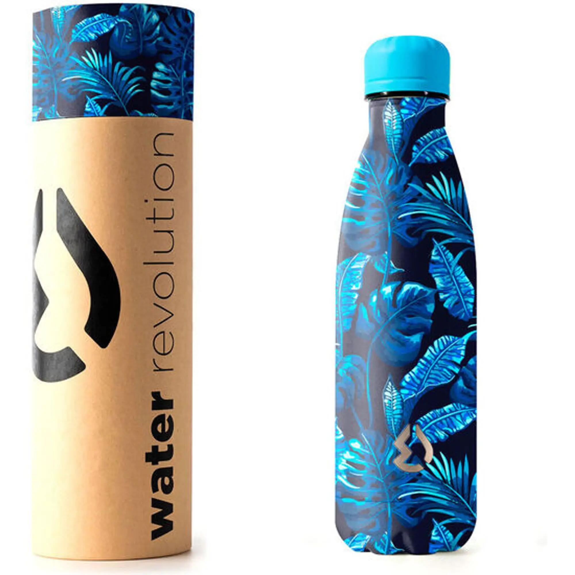 Cantimplora Térmica Tropical Water Revolution de Acero Inoxidable Azul 0,5 L 2/2