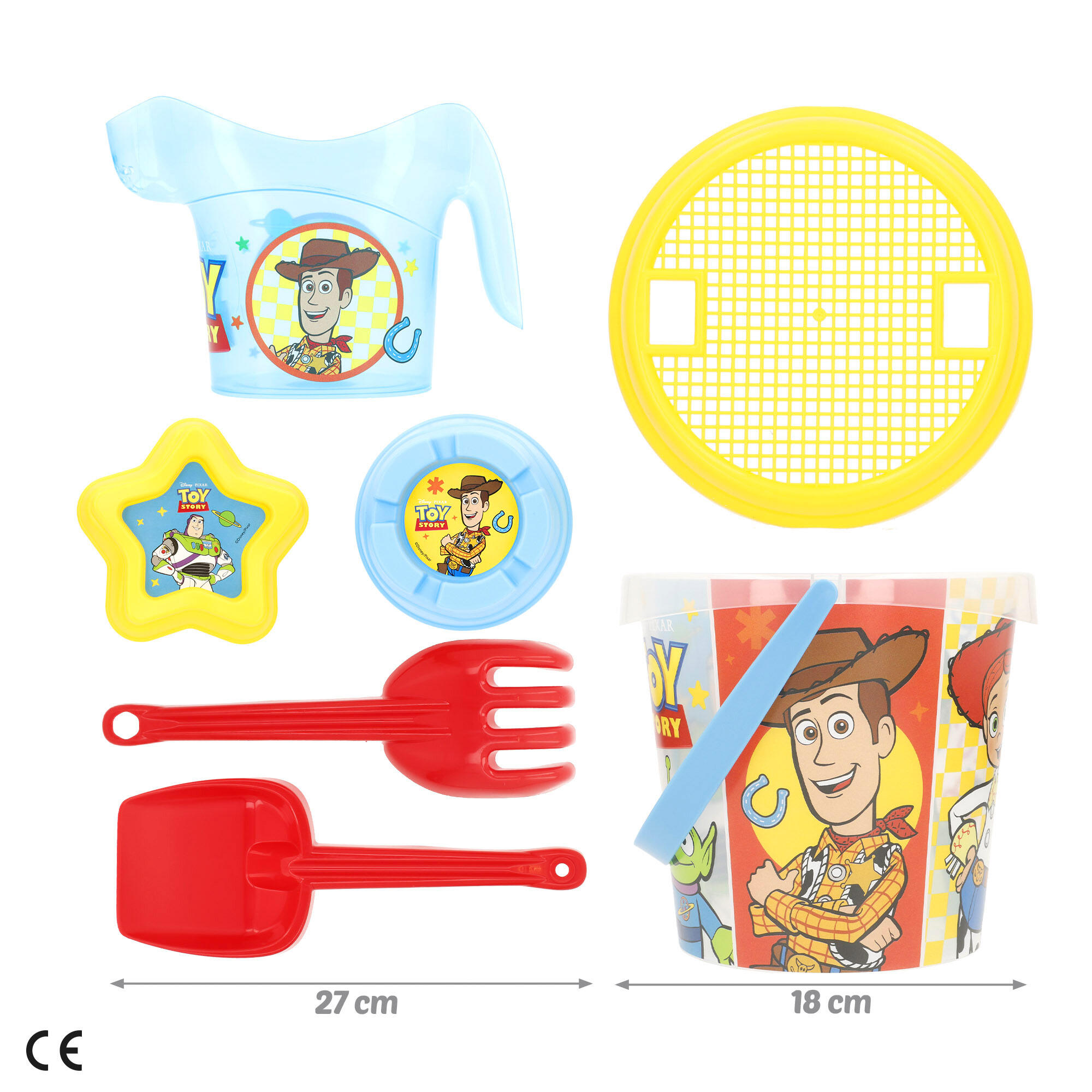 Toy Story Ensemble de plage avec seau, serviette et sac accessoires 4/7