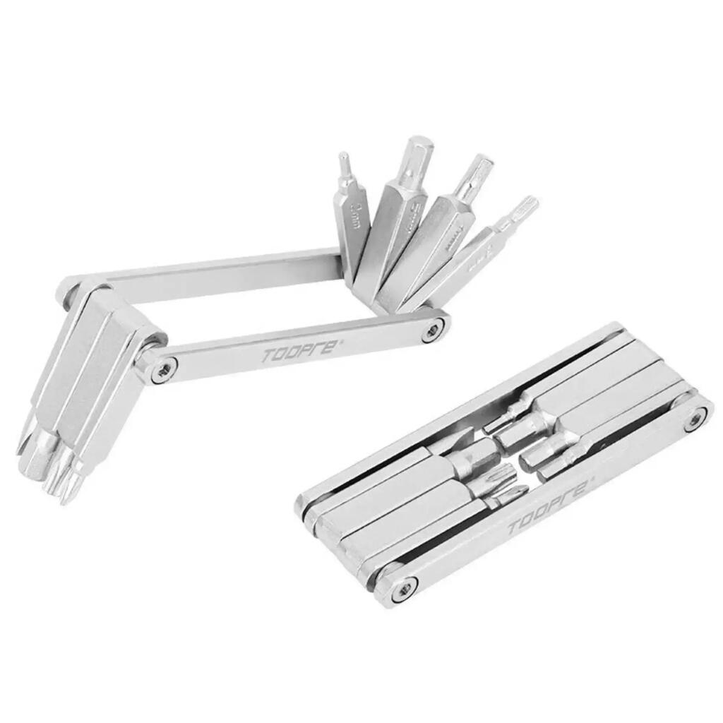 Bike multi-tool 8-in-1 compact with Allen keys, Torx T25 and screwdrivers