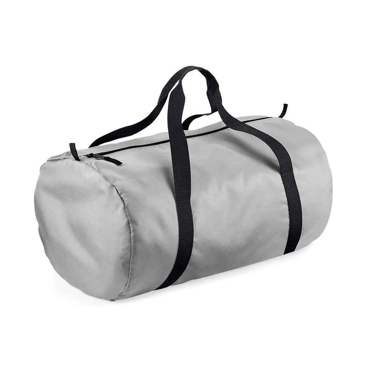 BagBase Packaway Barrel Bag - Silber / Schwarz 4/5