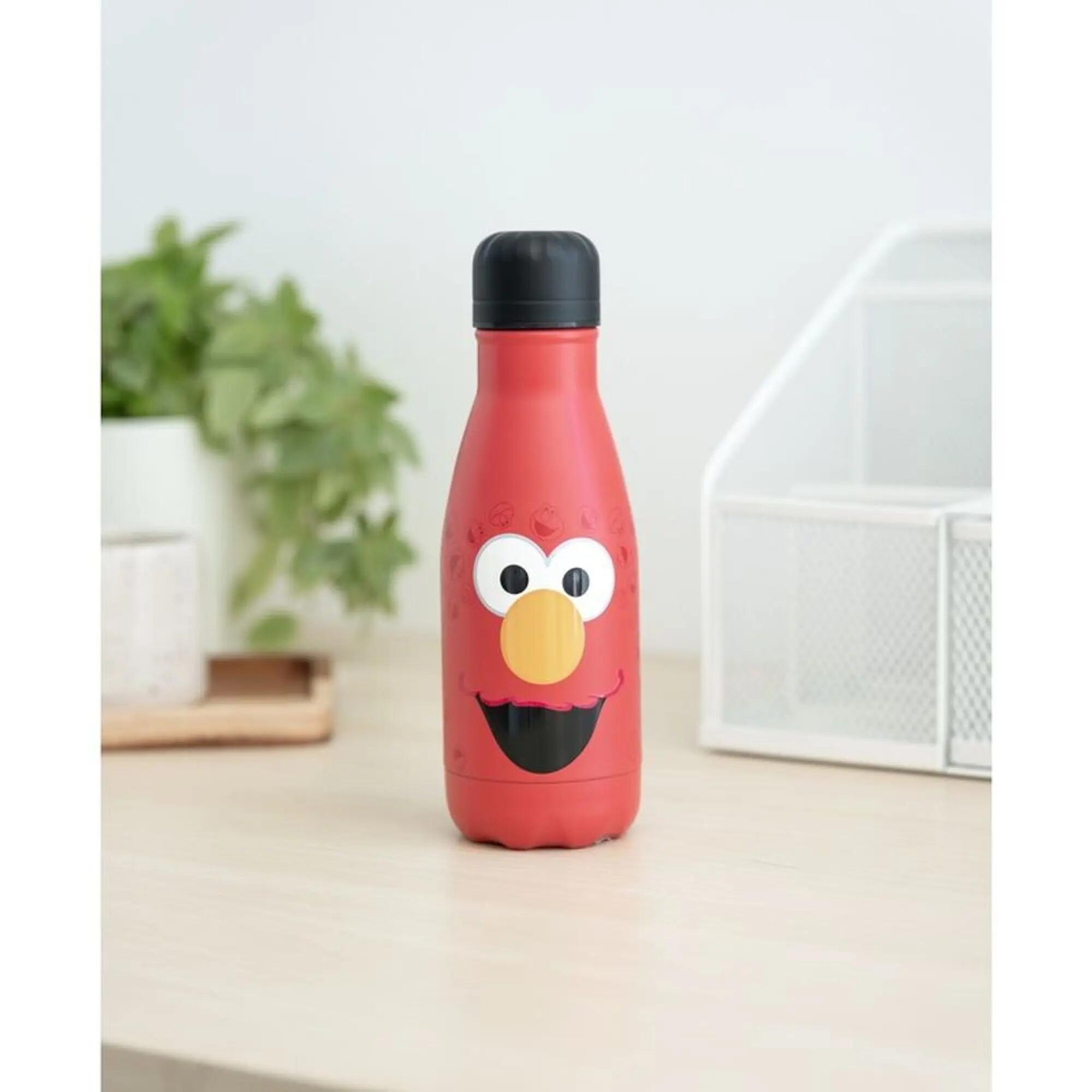 Botella Infantil de Acero Inoxidable Elmo Barrio Sésamo Roja 0,25 L 3/4