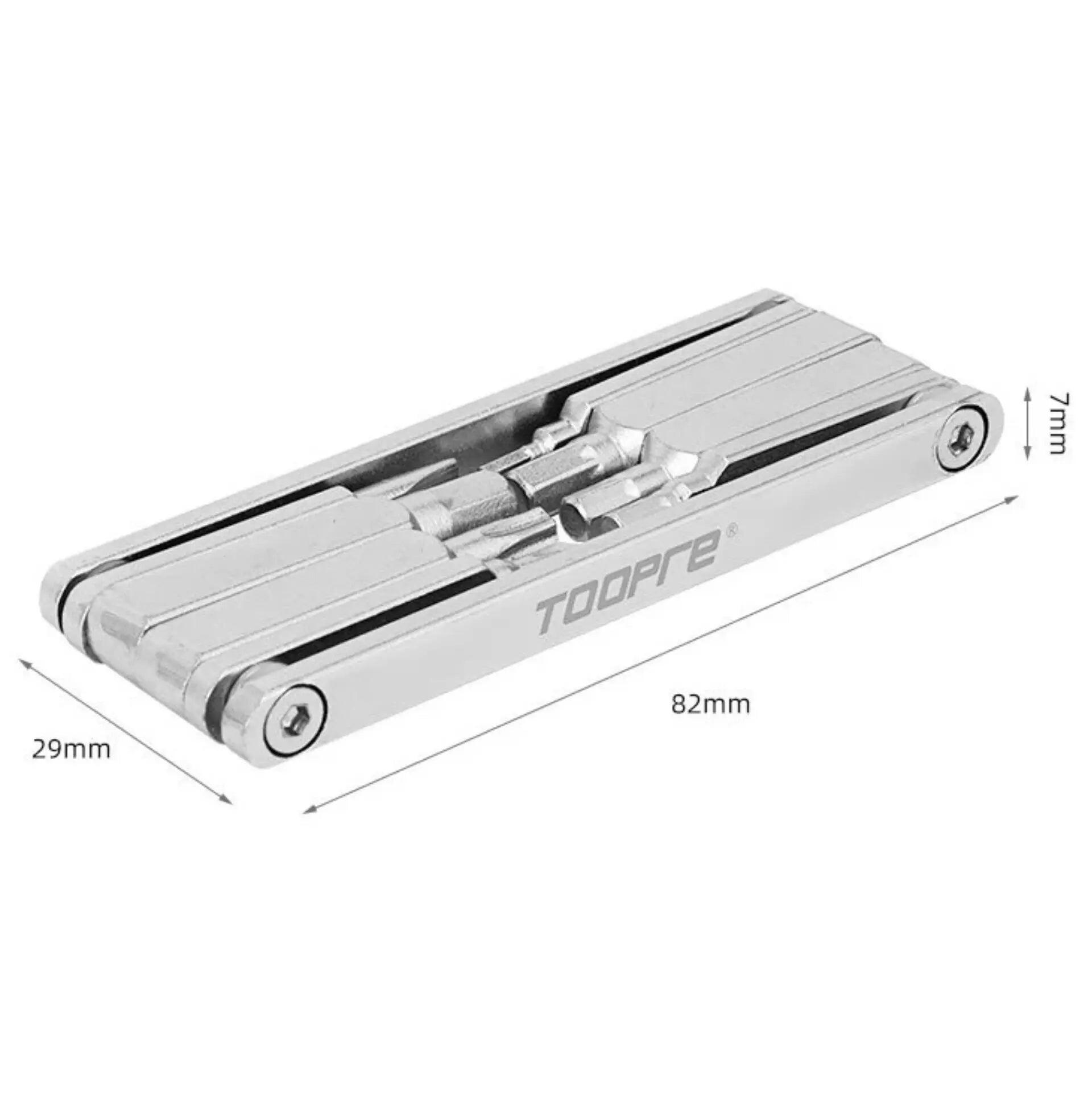 Multiherramienta bicicleta 8 en 1 compacta con llaves Allen, Torx T25 6/6