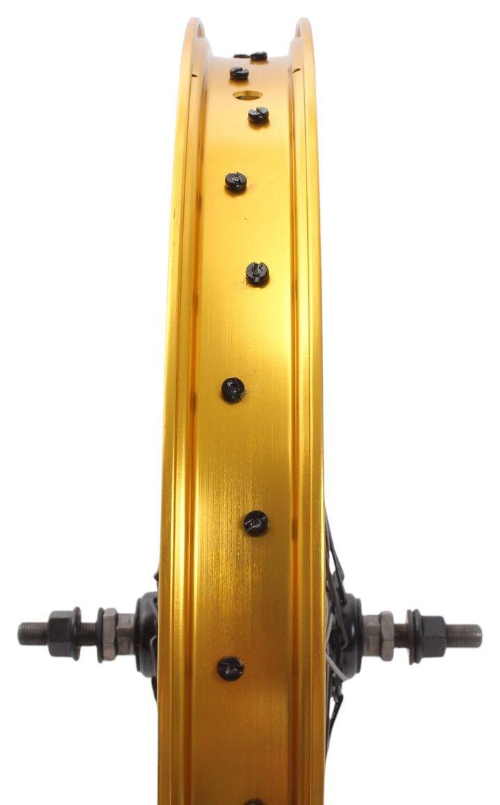 Ruota anteriore BMX KHE PRISM 20 pollici oro 3/7