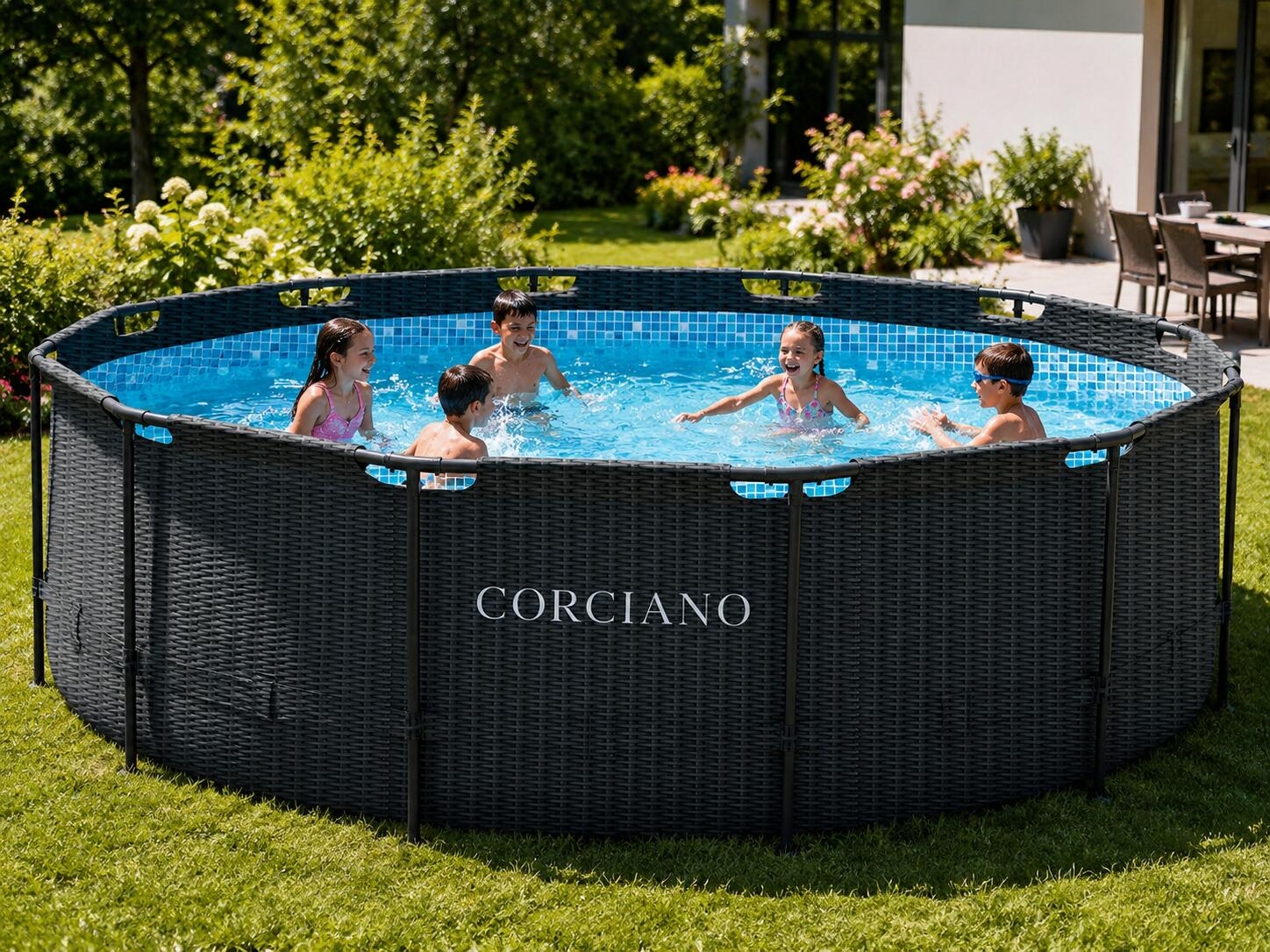 Basen Ogrodowy 457 x 122 cm Stelażowy Corciano Plus 5/7
