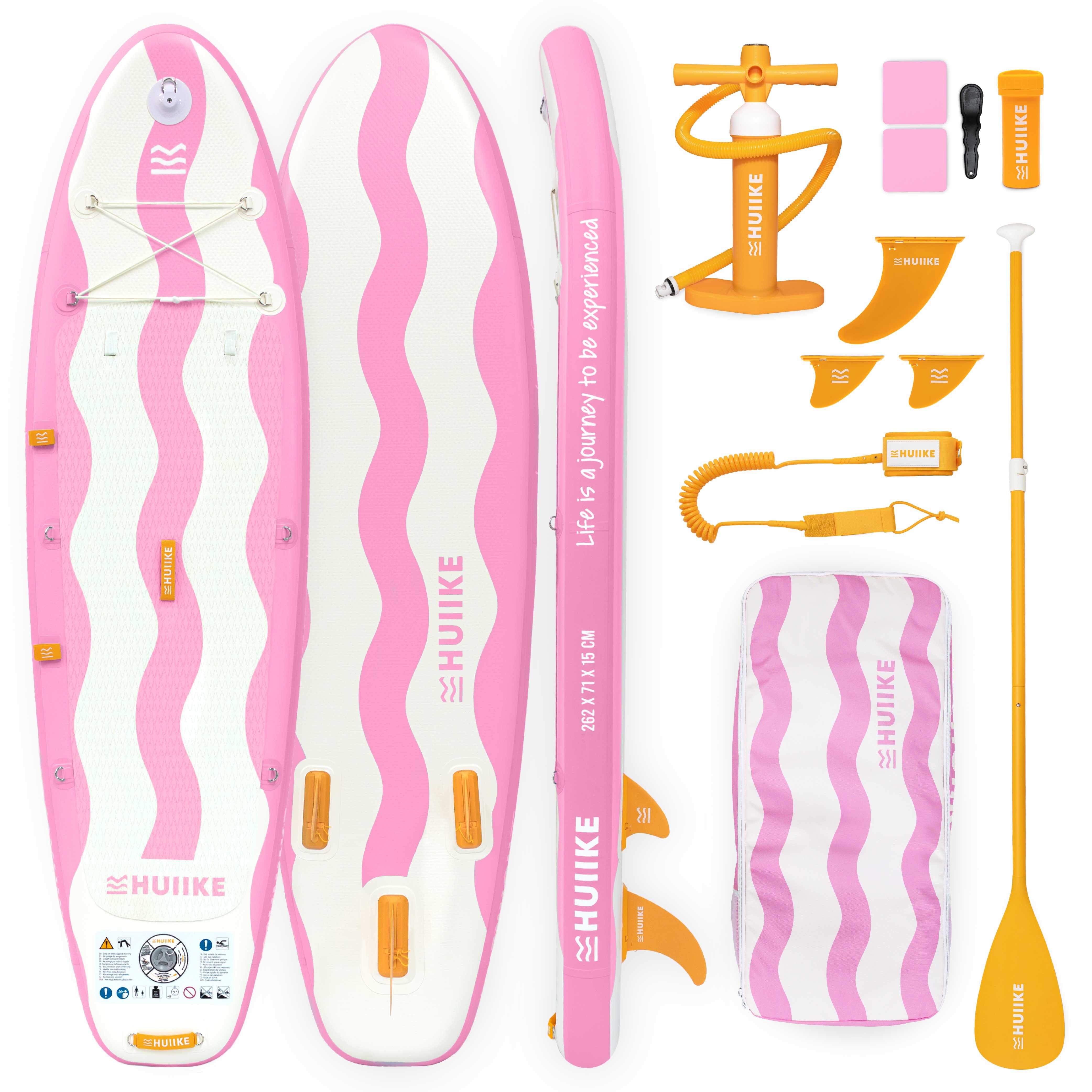 Placă SUP Gonflabilă pentru Copii 8’7” cu Accesorii, Până la 80 kg, Pink