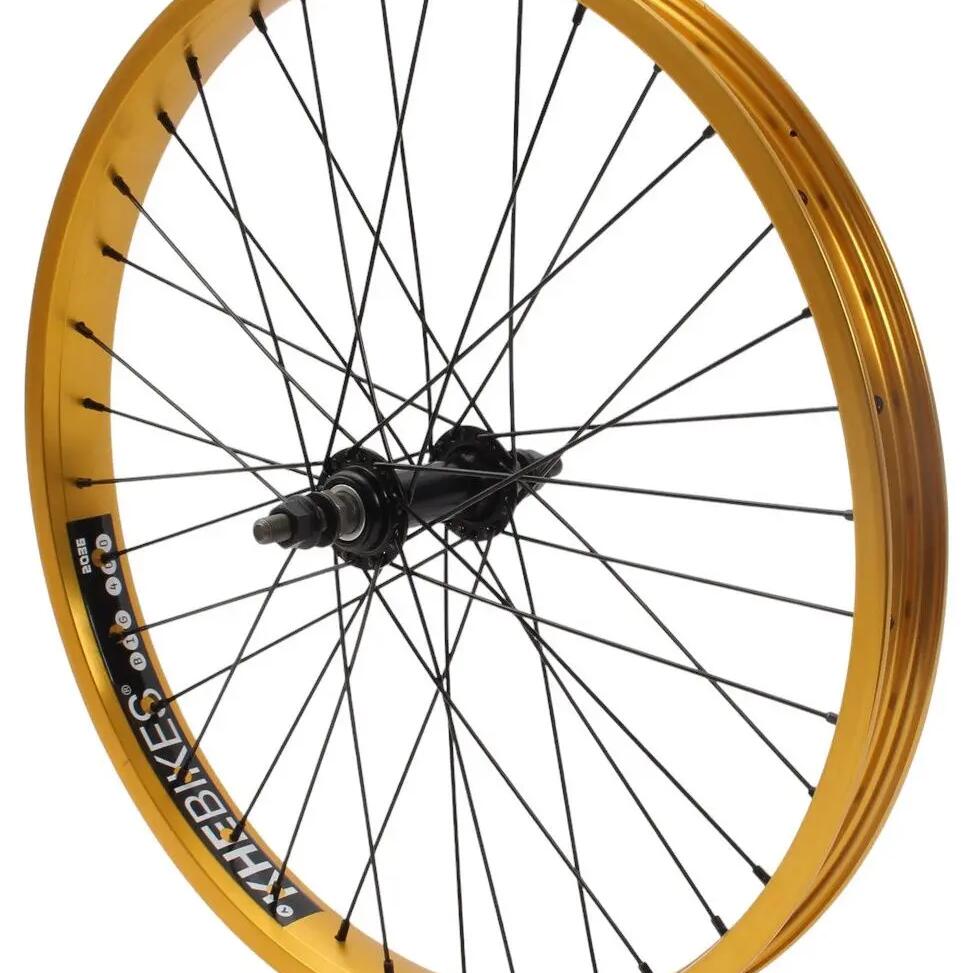 BMX front wheel KHE PRISM 20 inch gold