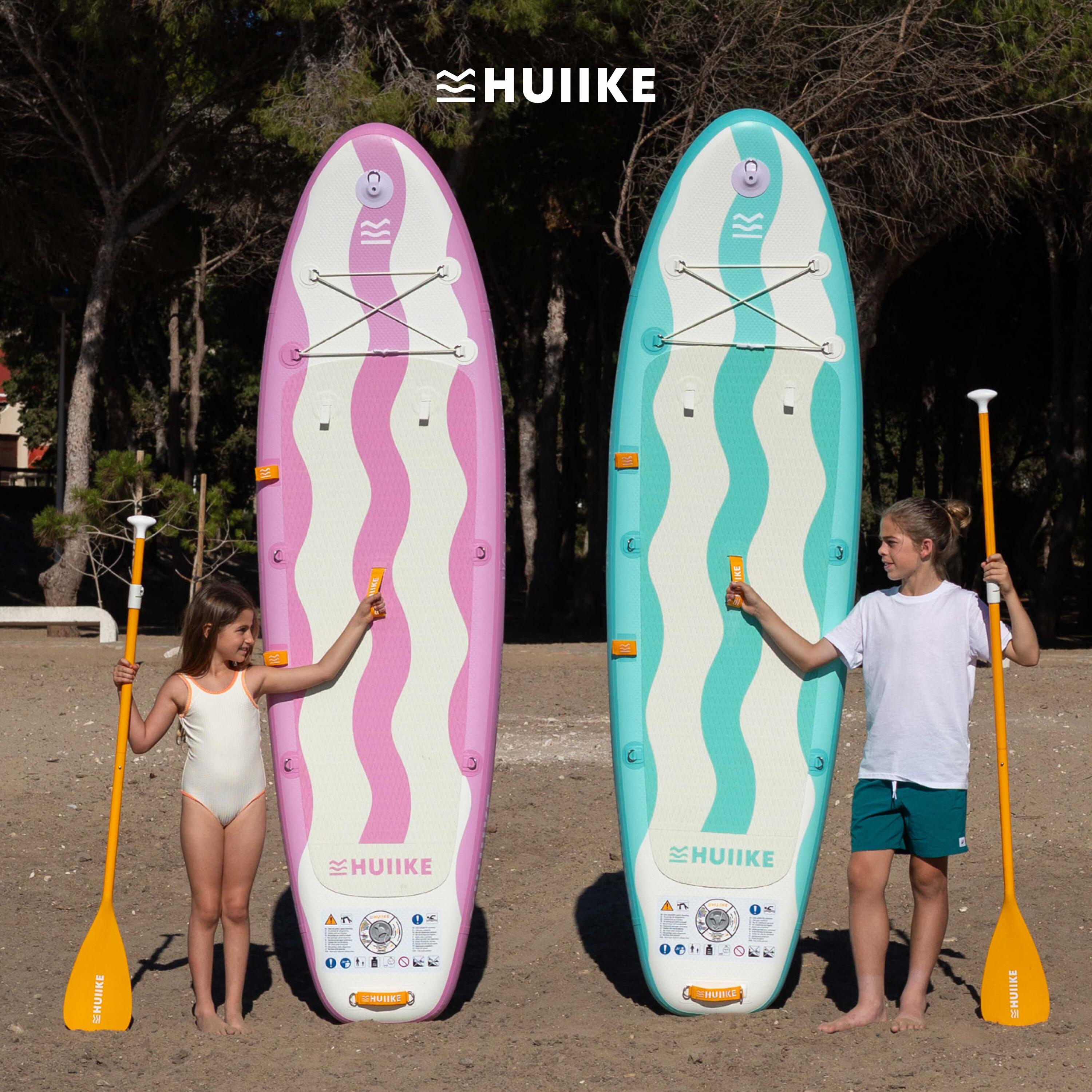 Nafukovací Paddleboard pro Děti 8’7” s Příslušenstvím, do 80 kg, Pink 7/8