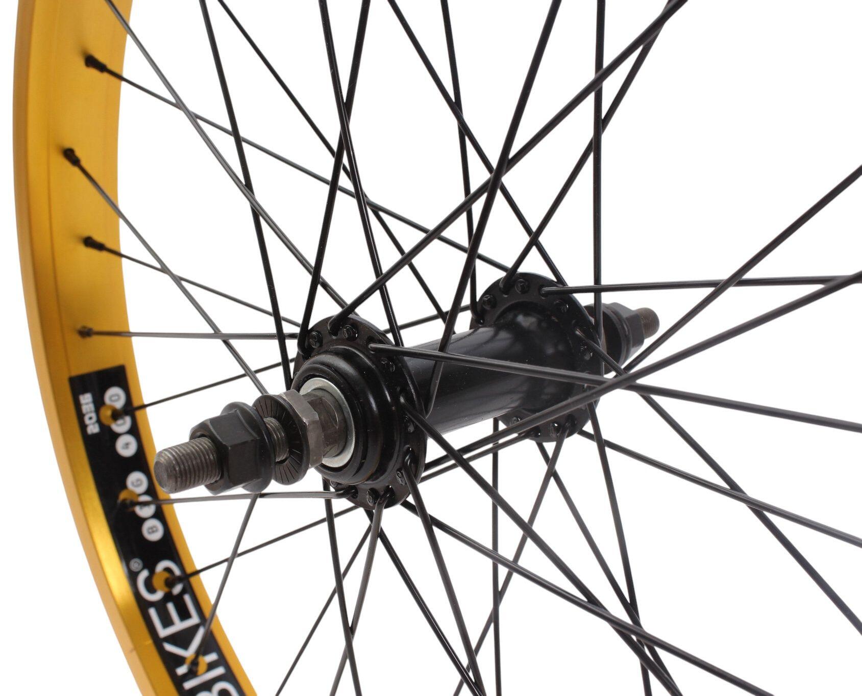 Ruota anteriore BMX KHE PRISM 20 pollici oro 6/7