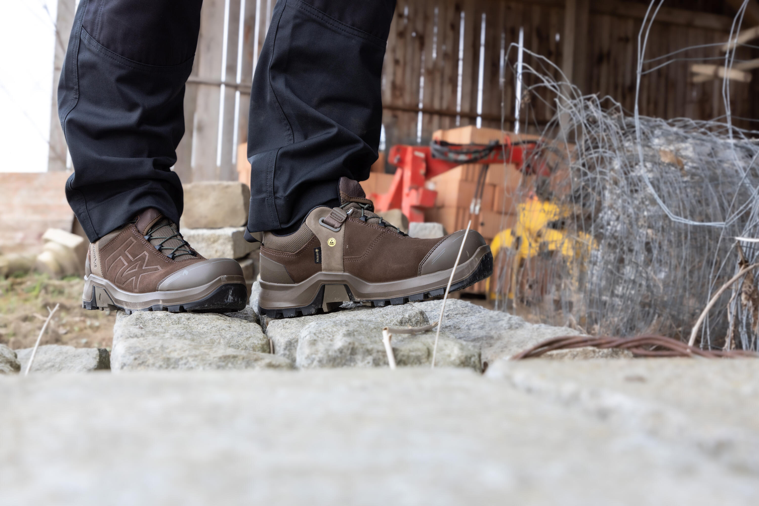 HAIX Veiligheidsschoenen Haix CONNEXIS Safety+ GTX LTR laag bruin 3/3