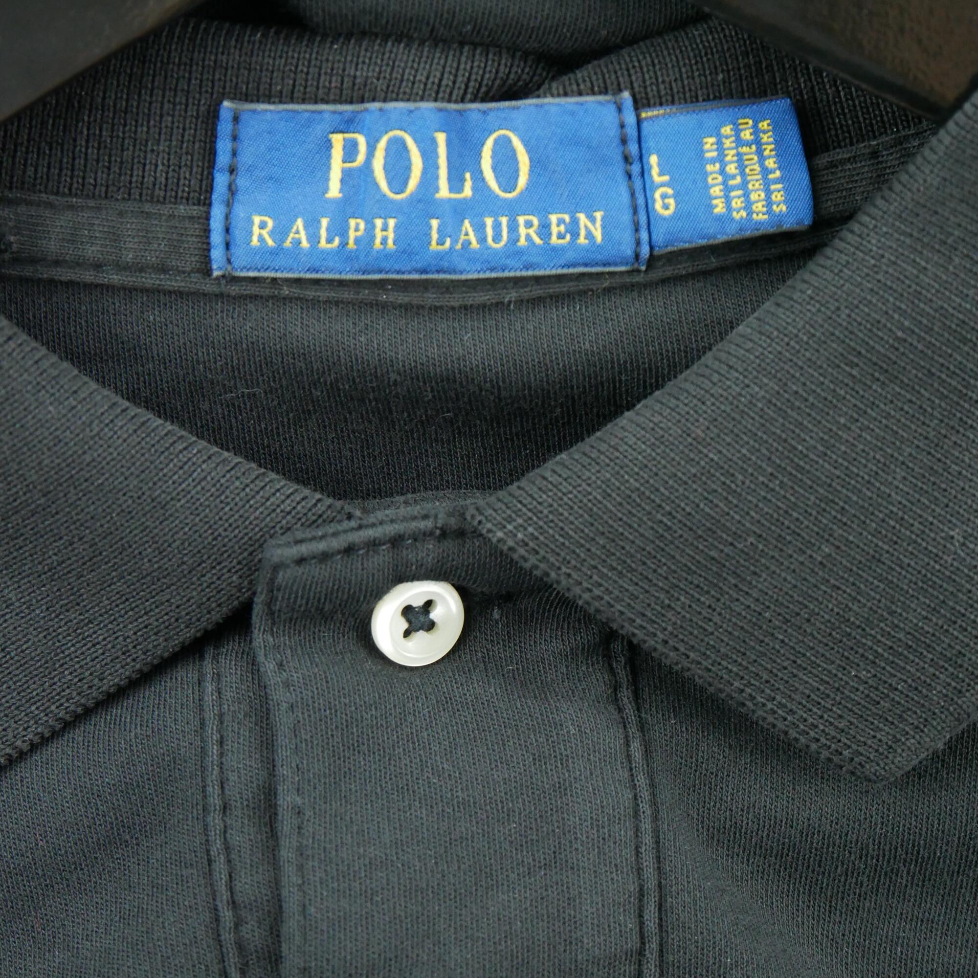 Tweedehands - Polo Ralph Lauren heren korte mouw zwart - Goede staat 7/7