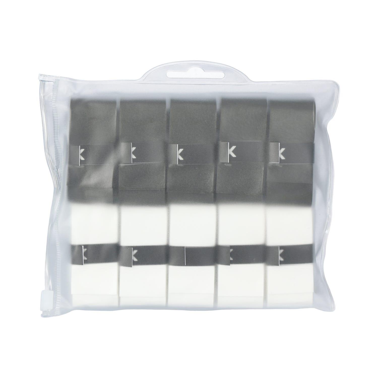 Sac  10 Uds Overgrip Siux Elite Blanc/noir 2/2