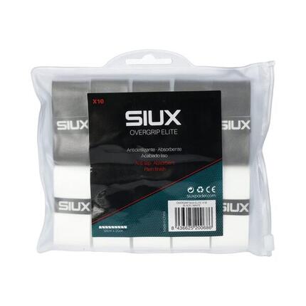 Tasche 10 Stk Overgrip Siux Elite Weiss/schwarz