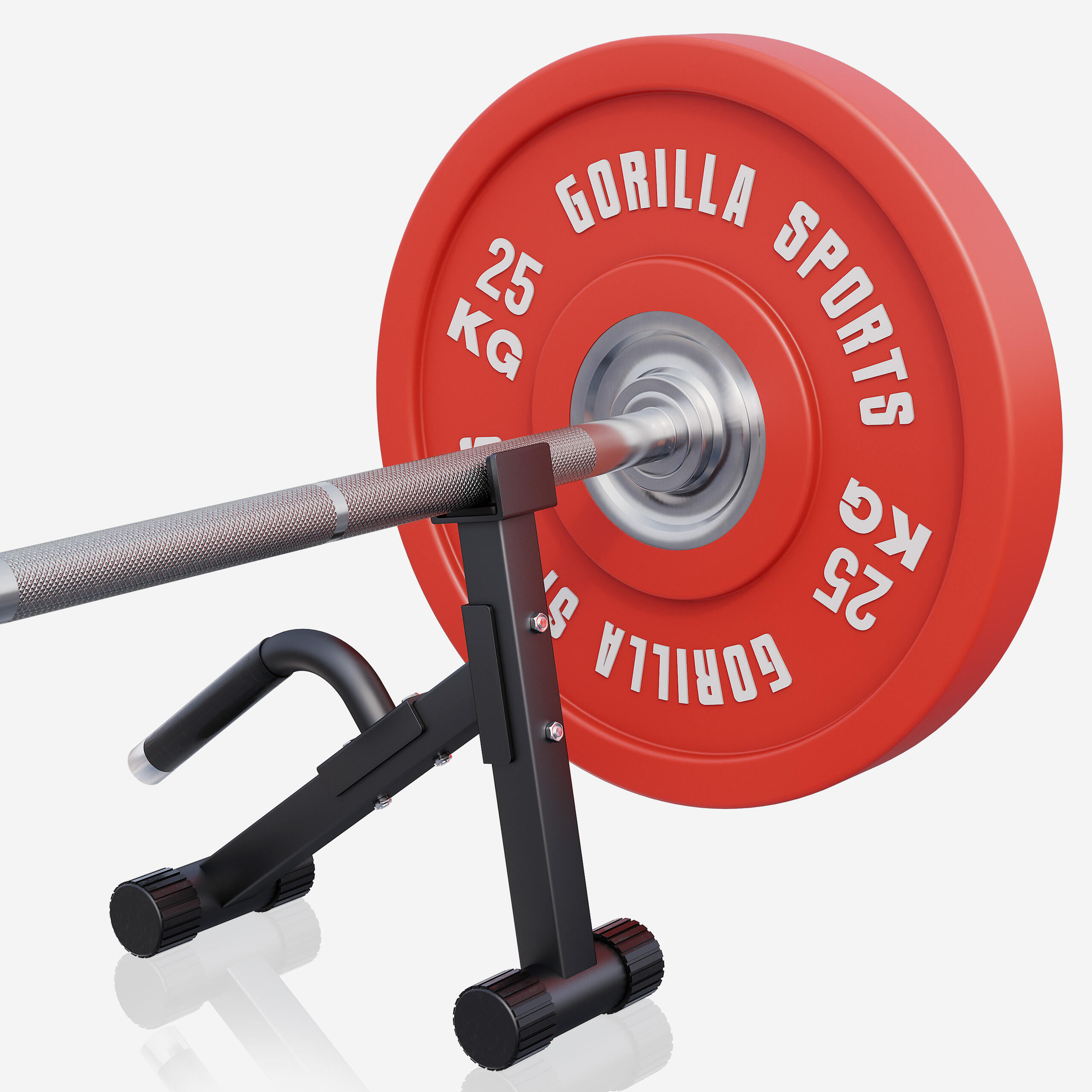 Deadlift Jack Porte-barre 300 kg acier compatible avec toutes les barres 2/7