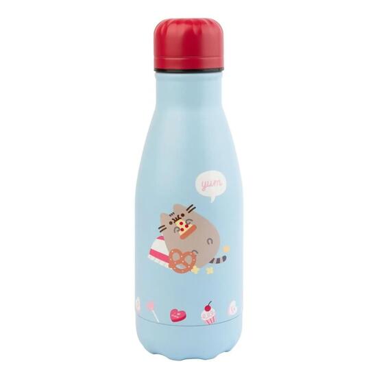 Borraccia de Cristal Adulti Pusheen con Funda de Neopreno e Asa Rosa 05 L