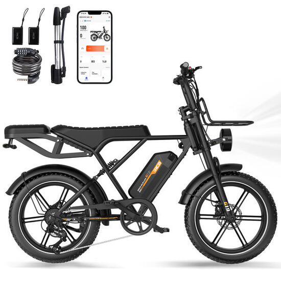 Vélo adulte lithium RCB G19 capteur couple, autonomie 120-130km frein hydr.