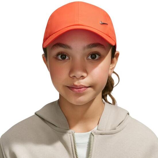 Nike czapka z daszkiem dri-fit club dla dzieci junior fb5064 842 pomarańczowa