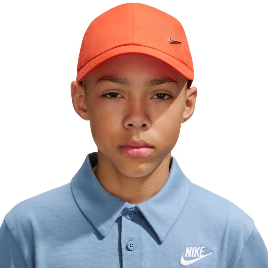 Nike czapka z daszkiem dri-fit club dla dzieci junior fb5064 842 pomarańczowa 3/6