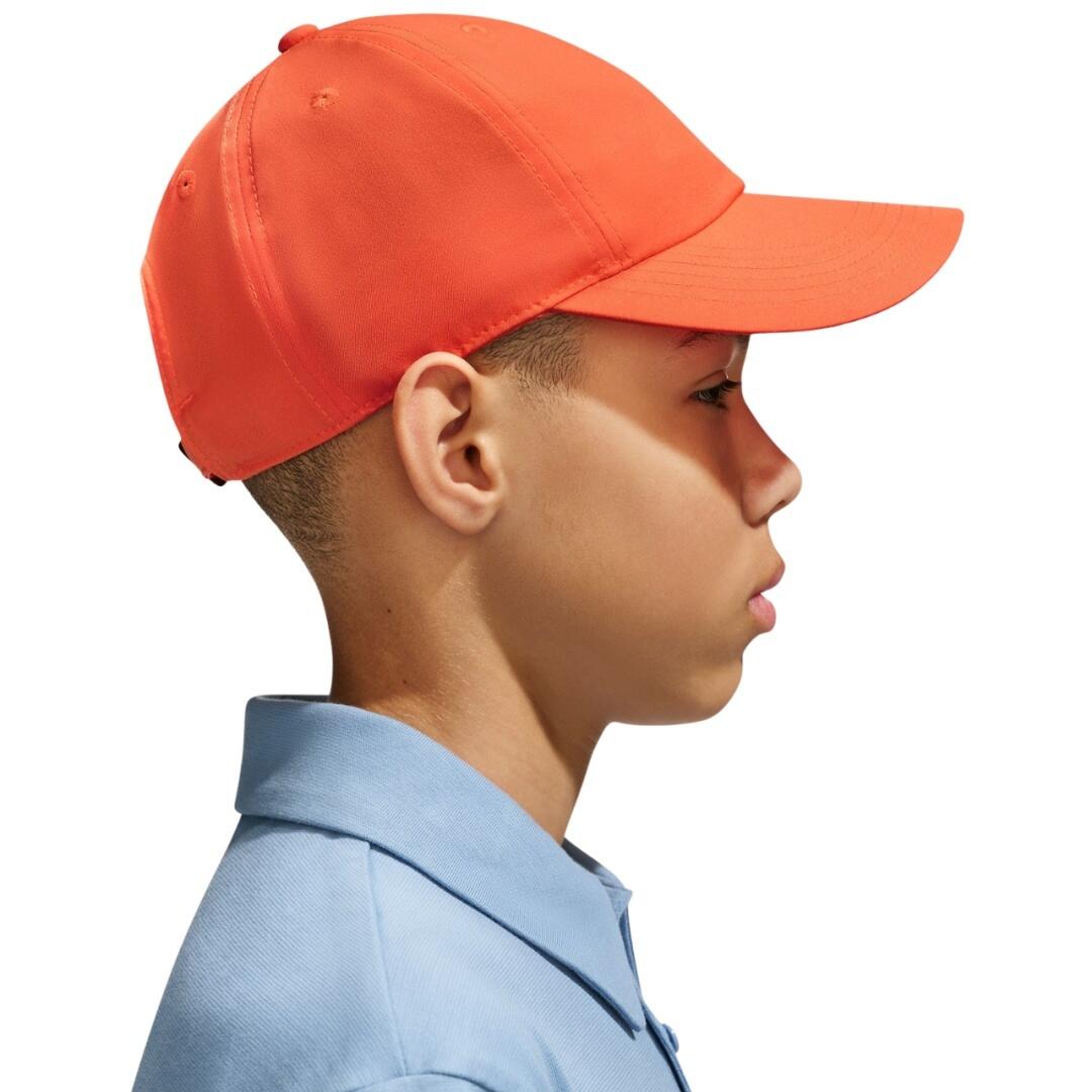 Nike czapka z daszkiem dri-fit club dla dzieci junior fb5064 842 pomarańczowa 4/6