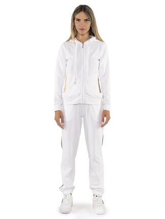 Trainingspak dames Leone 1947 Apparel Chic Gold rits capuchon