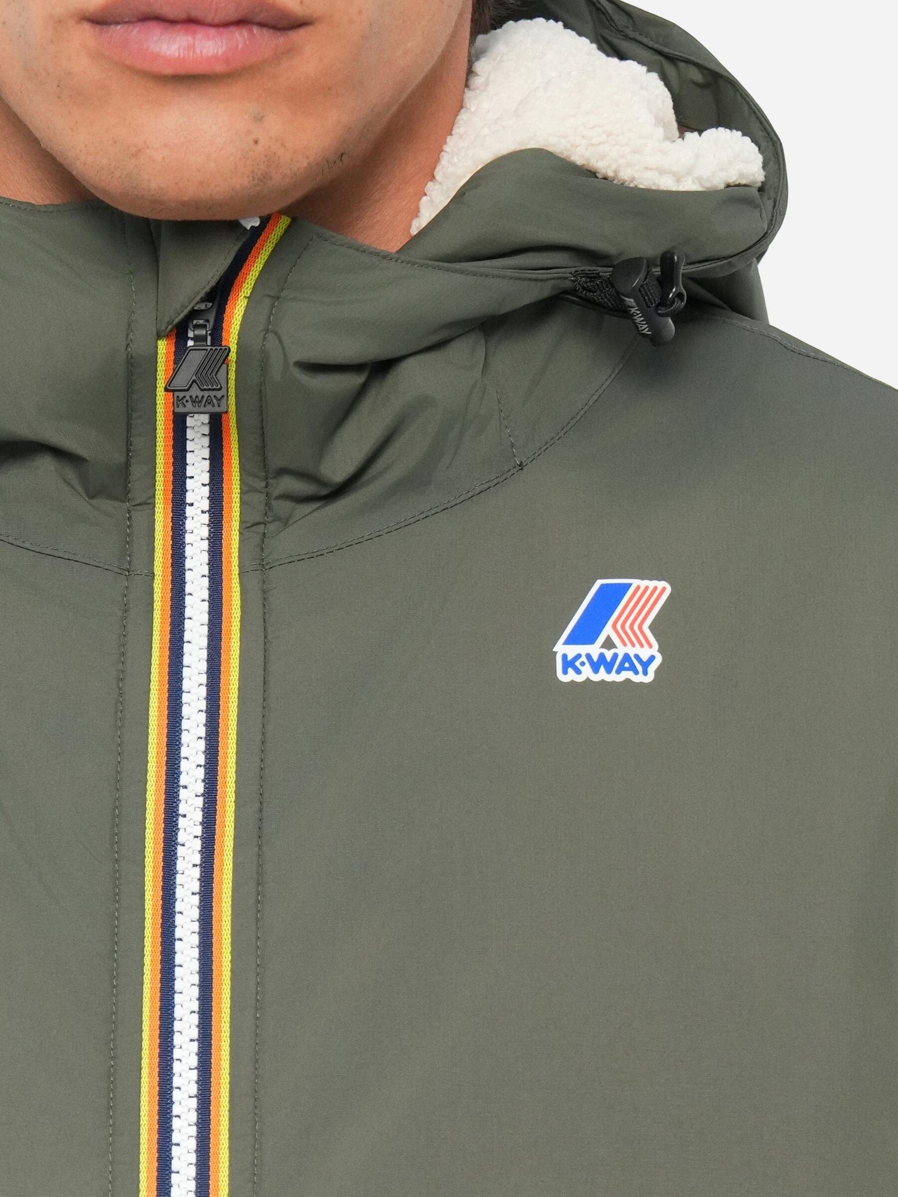Blouson K-WAY 4.0 Claude Orsetto Wmr Green Blackish 4/5
