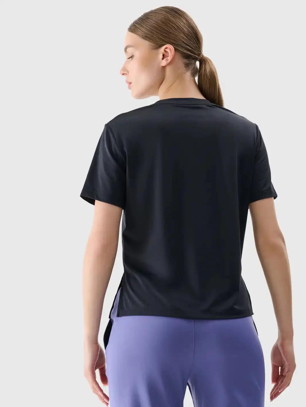 Koszulka treningowa oversize damska z krótkim rękawem