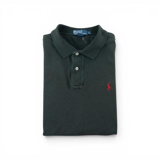 Seconde vie - Polo manches courtes Homme Noir - Très bon état