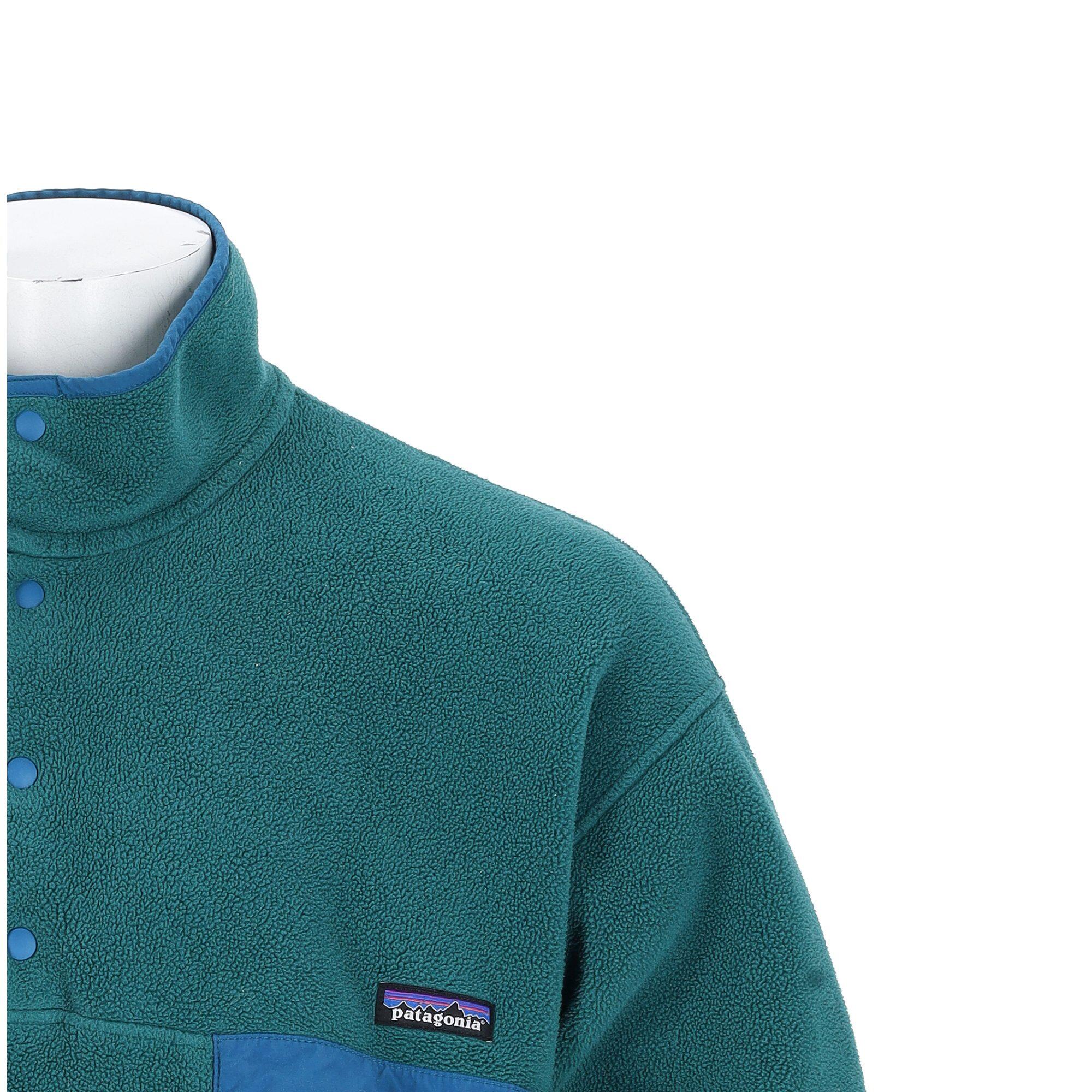 Second hand - Patagonia Maglione Uomo Synchilla Snap-T Verde - Stato molto buono 6/7