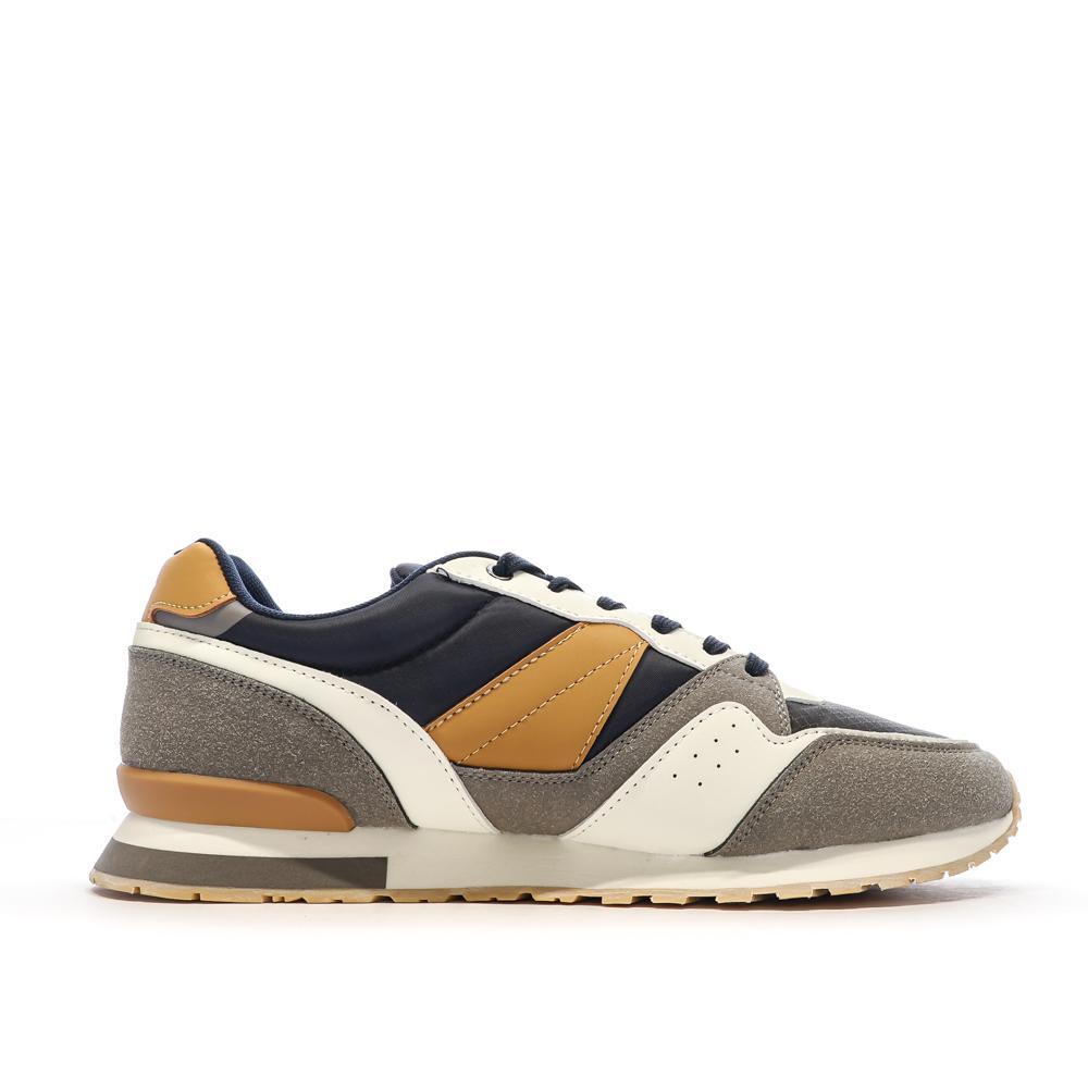 Baskets Blanc/Marine/Camel Homme Umbro 973590 2/7