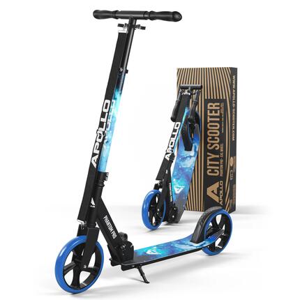 Trottinette Apollo City Phantom – enfant pliable avec guidon réglable