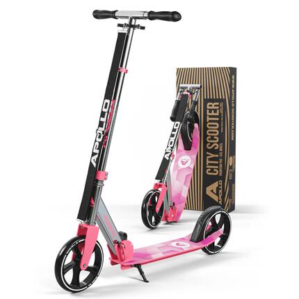 Trottinette Apollo City Phantom – enfant pliable avec guidon réglable