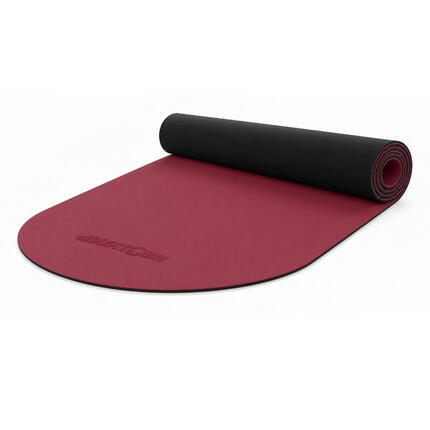 Pilates- en gymmat van PU met antislip rubberen onderkant voor elke vloer