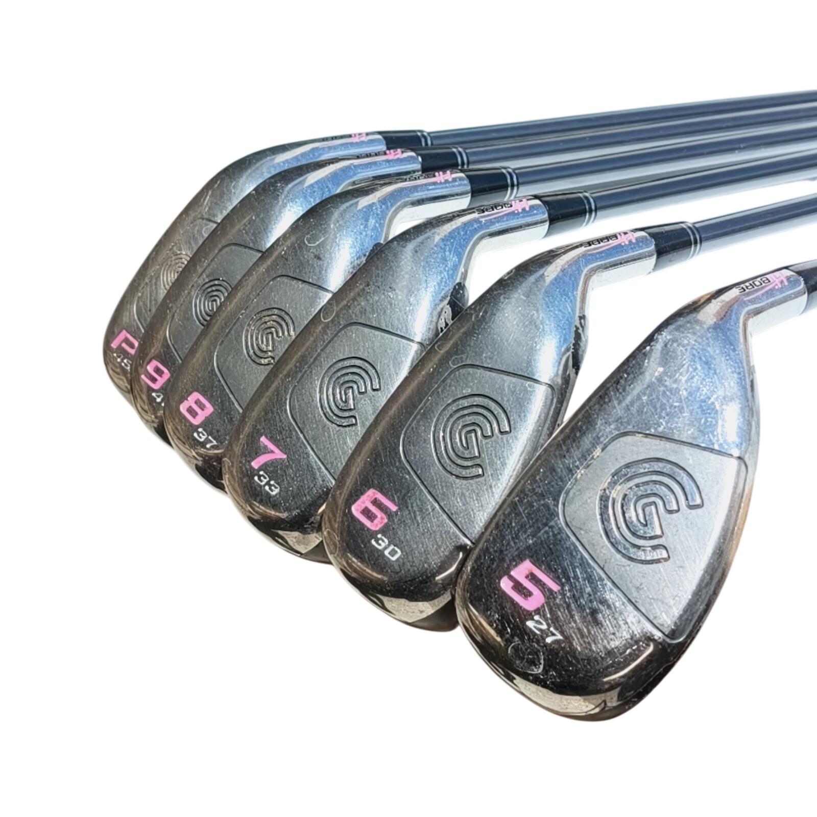 Cleveland HiBore Bloom IJzerset / 5-PW / Flex Ladies / Grafiet 3/7