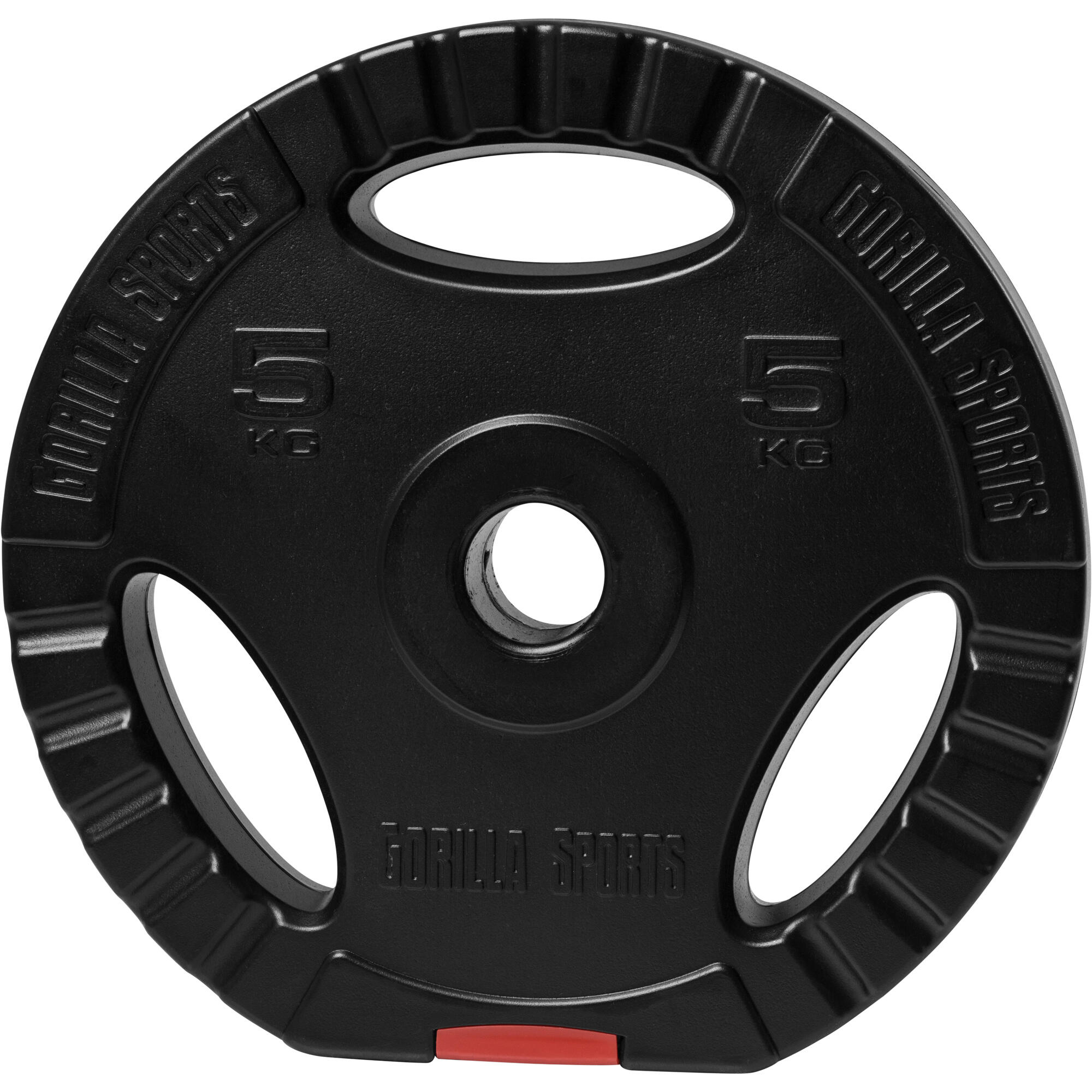 GORILLA SPORTS Gripper Kunststoff Hantelscheiben 1,25 - 15 KG 3/7