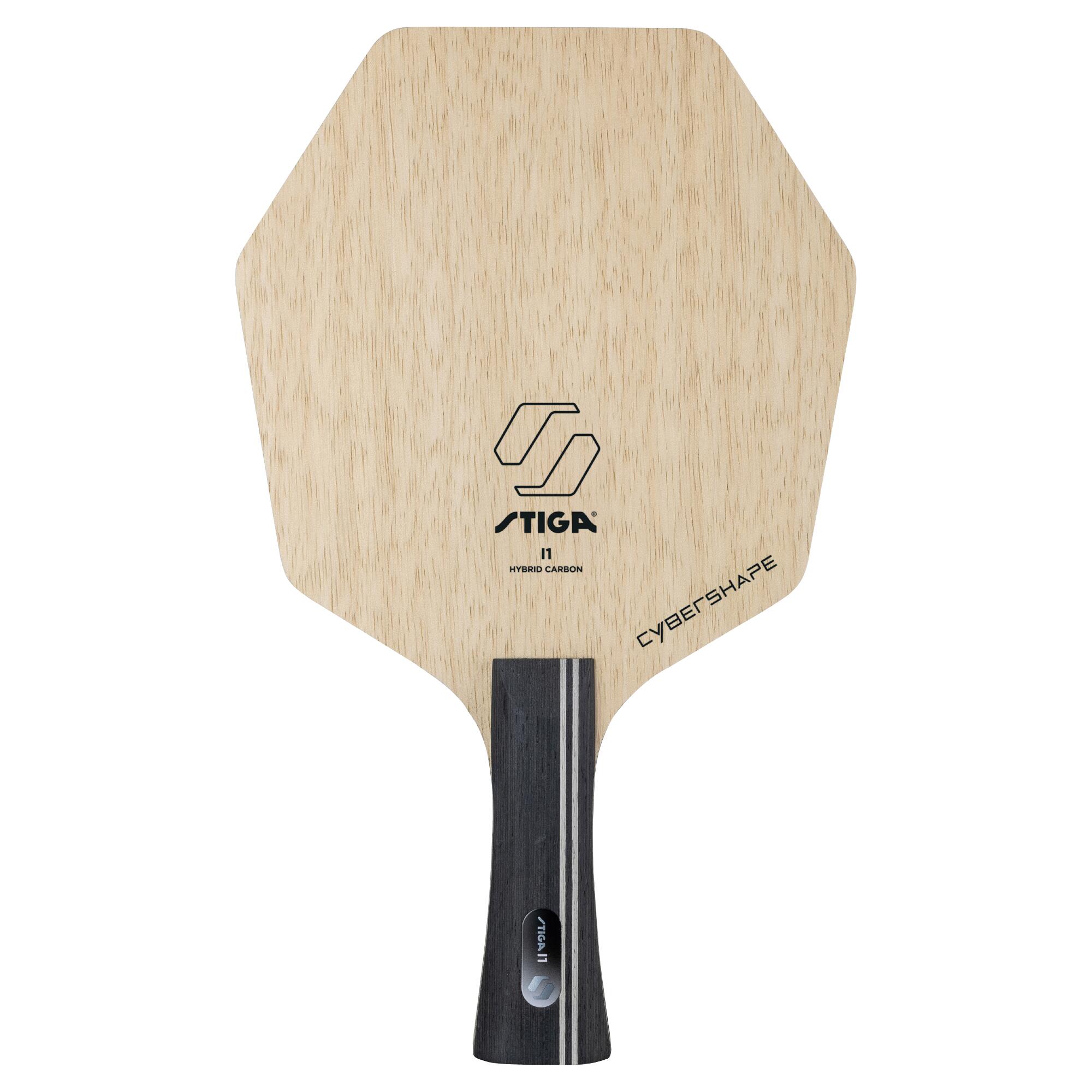STIGA Houtje voor tafeltennis I1 Hybrid Carbon Cybershape 1/4