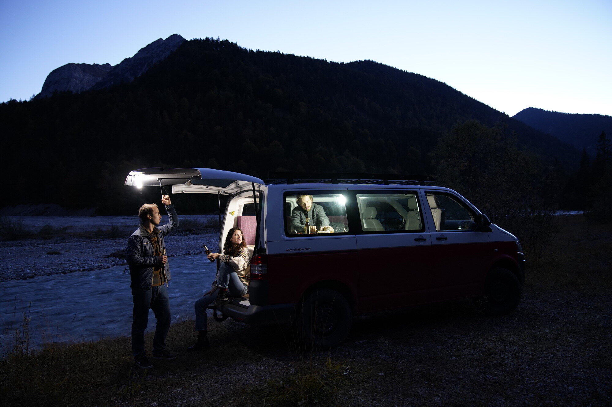 Lanterne d'extérieur LED – Camping, Vanlife – Lumière rouge – ML6 5/7