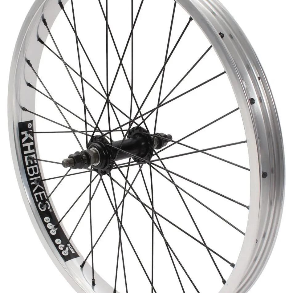 BMX front wheel KHE PRISM 20 inch silver