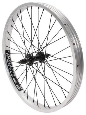 Bmx voorwiel khe prism 20 inch zilver