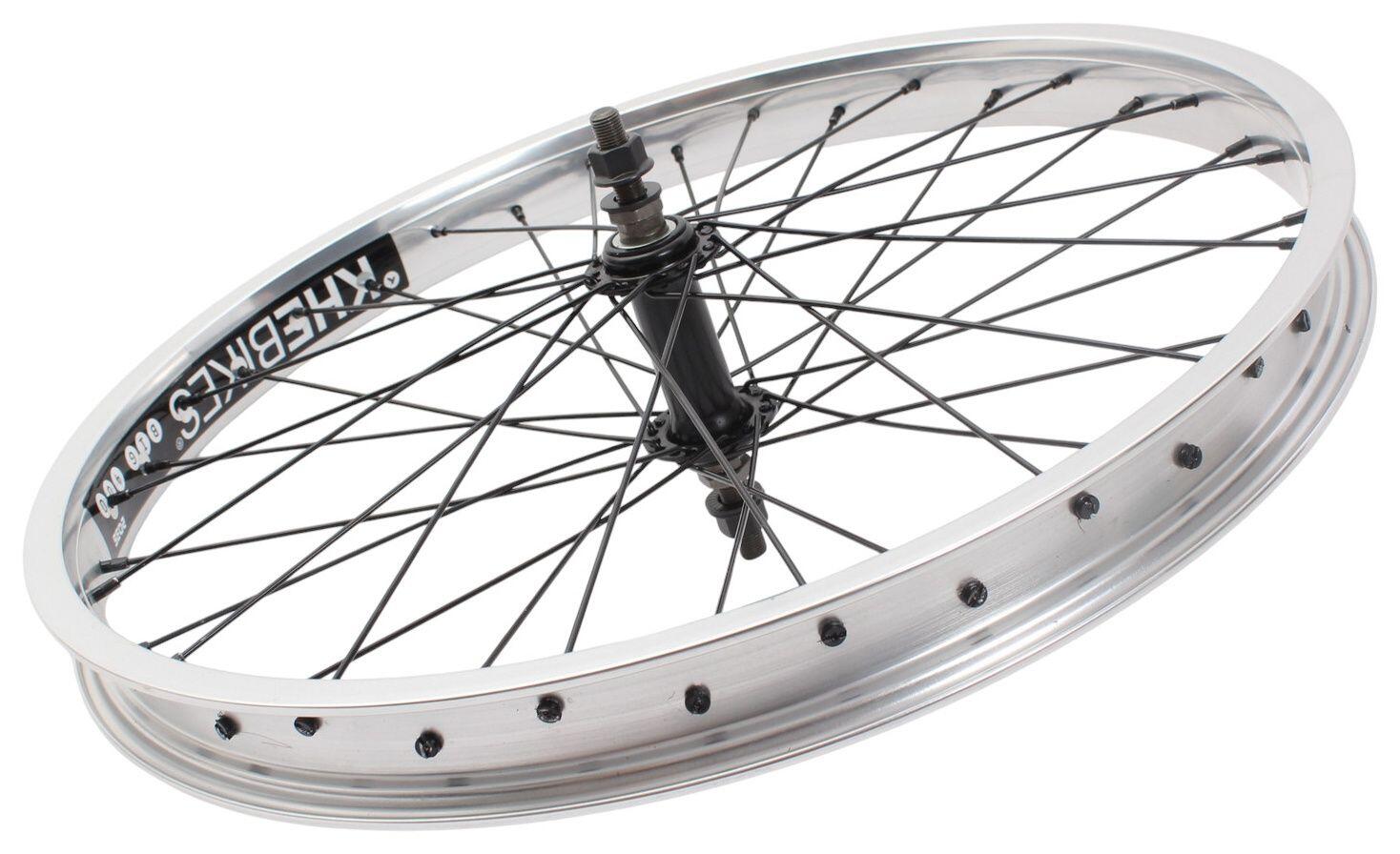 Ruota anteriore BMX KHE PRISM 20 pollici argento 6/7