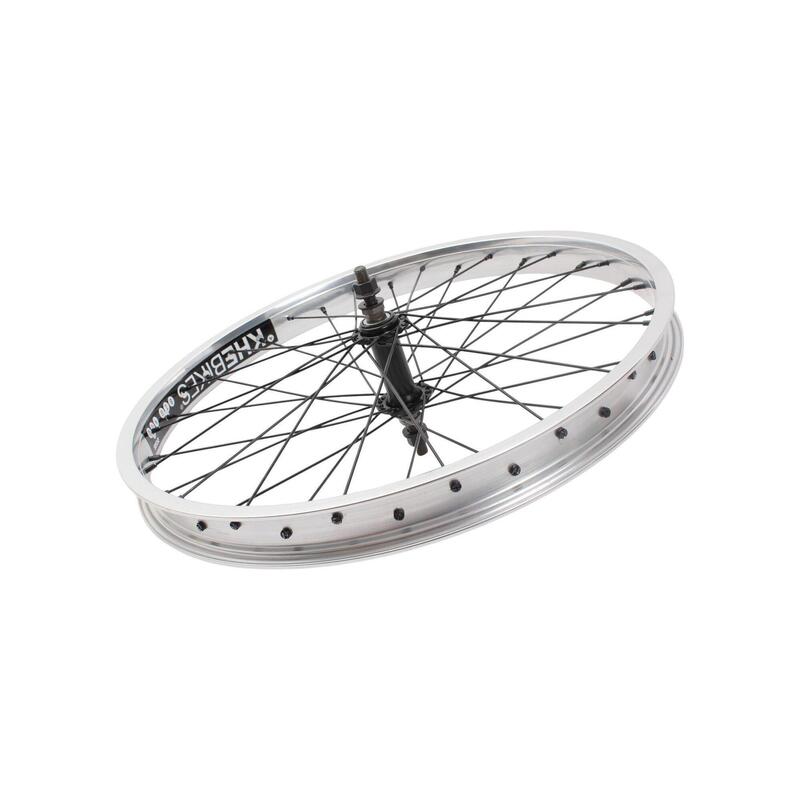 Roată față BMX KHE PRISM 20 inch argintie