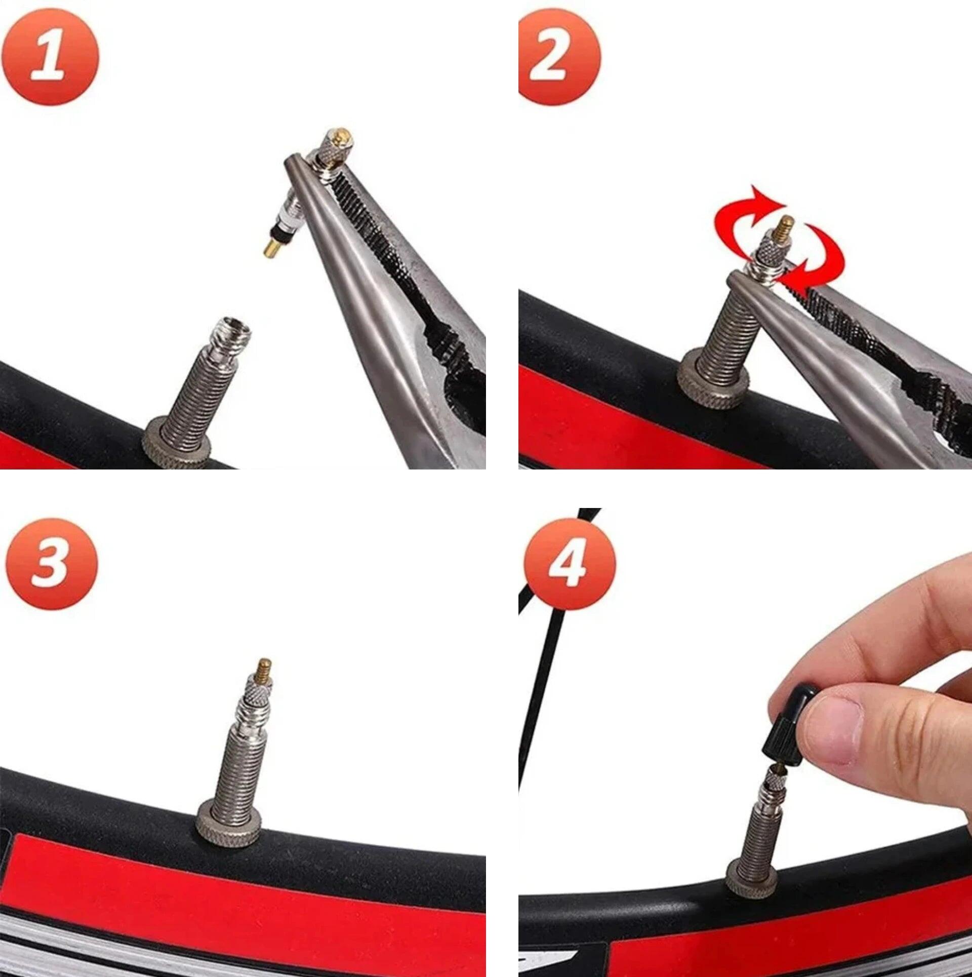Zestaw do wstrzykiwania płynu tubeless rower – strzykawka 60 ml + narzędzie 6/7