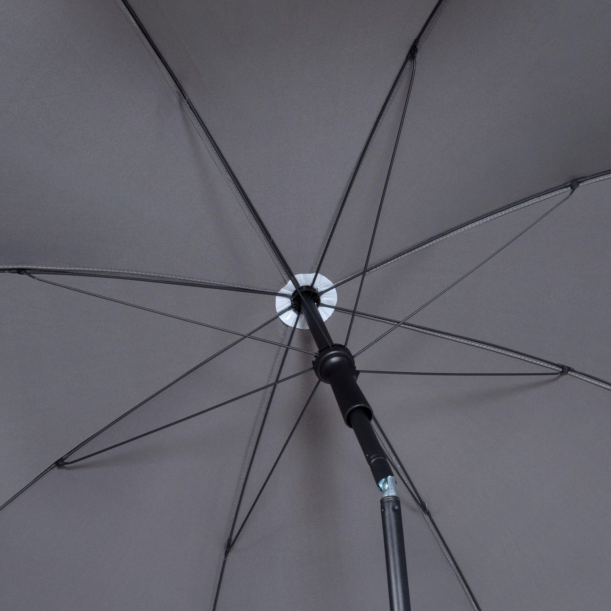 Aktive Parasol gris foncé de 200 cm avec housse 5/7