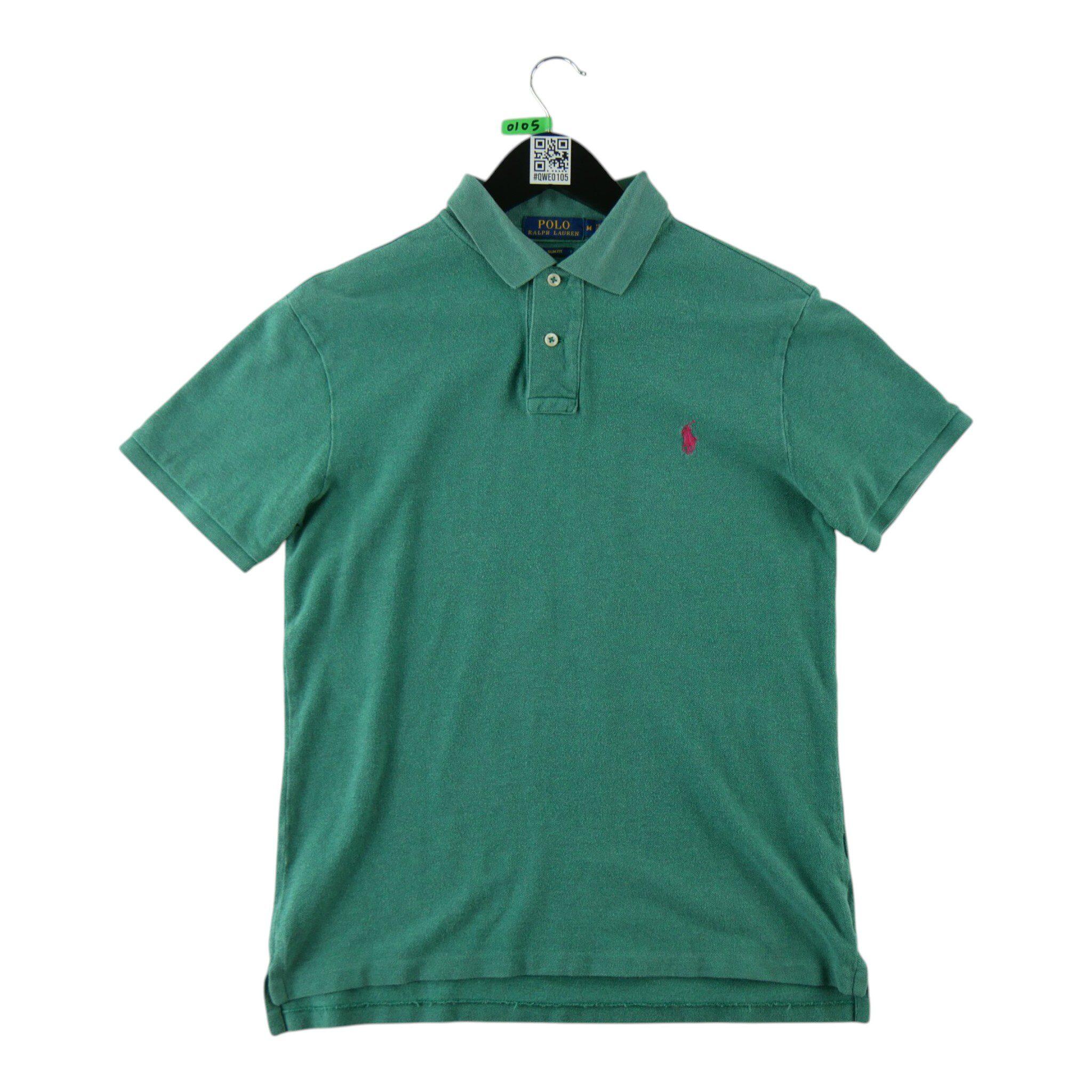 Tweedehands - Polo Ralph Lauren heren korte mouw polo groen - Zeer goede staat 2/5