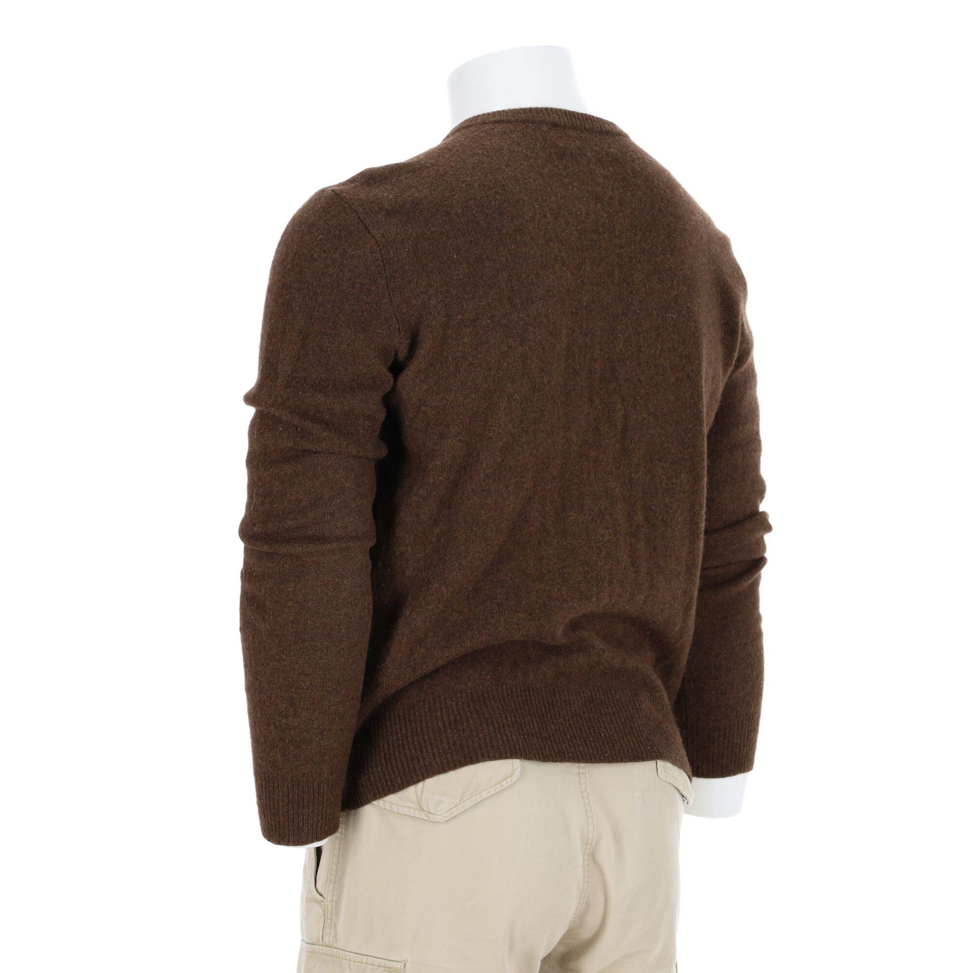 Tweedehands - Trui Heren Wol Bruin Polo Ralph Lauren - Als nieuw 5/7