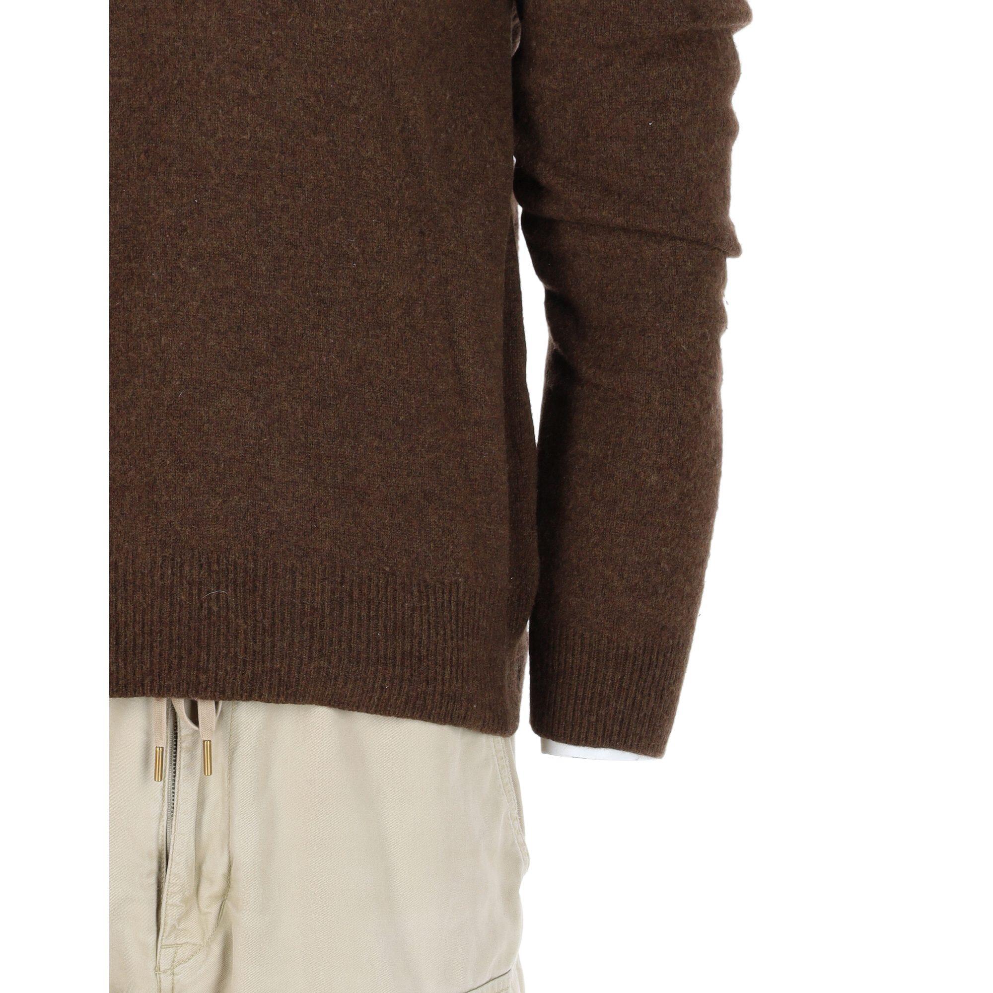 Tweedehands - Trui Heren Wol Bruin Polo Ralph Lauren - Als nieuw 7/7