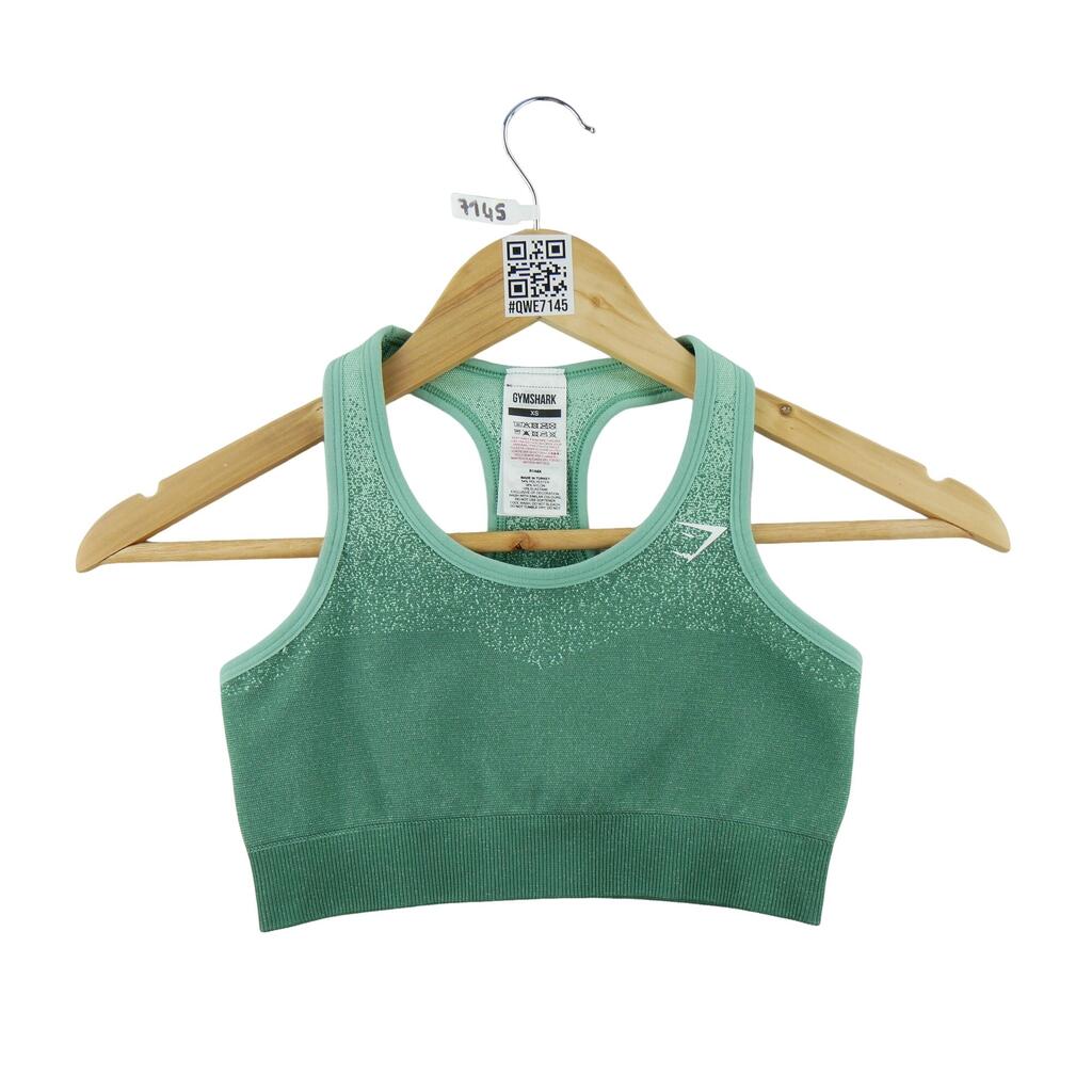 Second life - Gymshark Women's Running Sports Bra Green - Excellent